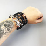 Bracelet Dragon <br> Perle Japonaise Massif "Argent" - Dragon-chinois