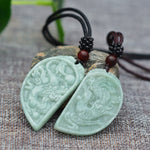 Collier Dragon<br> Jade Ancien - Dragon-chinois