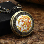 Montre Gousset<br> Femme - Dragon-chinois