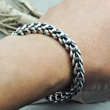 Bracelet Dragon<br> Maille de Serpent "Argent" - Dragon-chinois