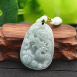 Collier Dragon<br> En Pierre de Jade - Dragon-chinois