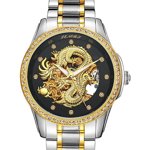 Montre Dragon<br> Mécanique Chinoise - Dragon-chinois
