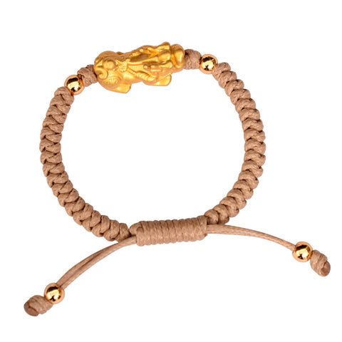 Bracelet Dragon<br> Tressé Argent Homme "Argent" - Dragon-chinois