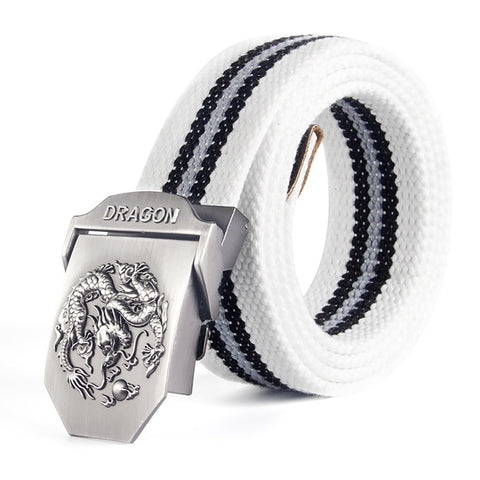 Ceinture Dragon<br> Marin en Coton - Dragon-chinois