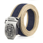 Ceinture Dragon<br> Marin en Coton - Dragon-chinois