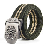 Ceinture Dragon<br> Marin en Coton - Dragon-chinois