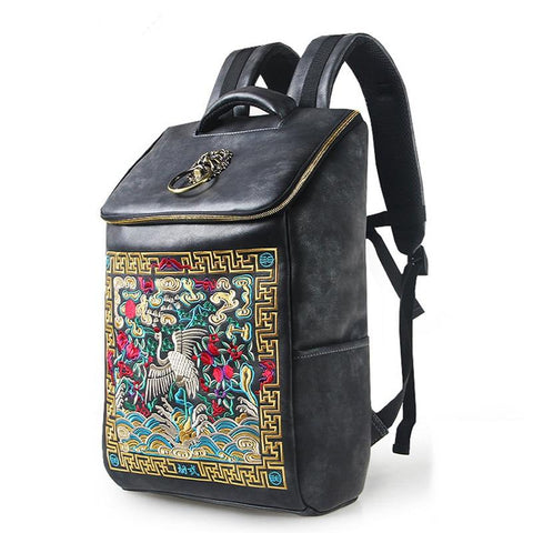Sac à Dos Dragon<br> Cuir Femme - Dragon-chinois