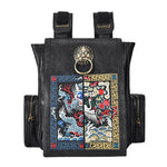 Sac à Dos Dragon<br> Cuir Noir - Dragon-chinois