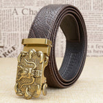 Ceinture Dragon<br> Solide en Cuir - Dragon-chinois