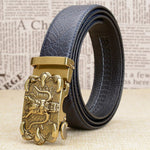 Ceinture Dragon<br> Solide en Cuir - Dragon-chinois