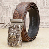 Ceinture Dragon<br> Solide en Cuir - Dragon-chinois