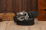 Ceinture Dragon<br> Cuir Or - Dragon-chinois
