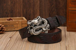 Ceinture Dragon<br> Cuir Or - Dragon-chinois