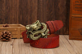 Ceinture Dragon<br> Cuir Or - Dragon-chinois