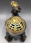 Brûle Parfum<br> Ancien en Bronze - Dragon-chinois