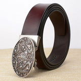 Ceinture Dragon<br> Cuir Uniforme - Dragon-chinois