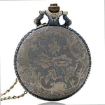 Montre Gousset<br> Noire - Dragon-chinois