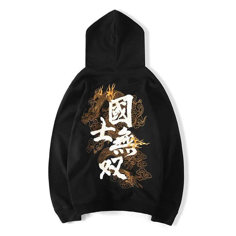 Sweat Dragon<br> Motifs Japonais Homme - Dragon-chinois