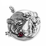 Pendentif Dragon <br> Tigre et Dragon - Dragon-chinois