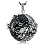 Pendentif Dragon <br> Tigre et Dragon - Dragon-chinois
