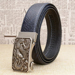 Ceinture Dragon<br> Cuir Épais Homme - Dragon-chinois