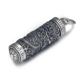 Pendentif Dragon<br> Japonais Ailé "Argent" - Dragon-chinois