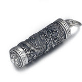 Pendentif Dragon<br> Japonais Ailé "Argent" - Dragon-chinois
