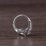 Bague Dragon<br> Rubis 925 "Argent" - Dragon-chinois