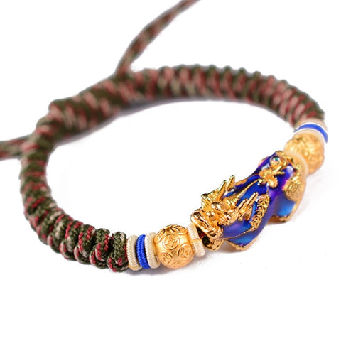 Bracelet Dragon<br> Tressé à la Main - Dragon-chinois