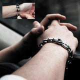 Bracelet Dragon<br> Croc d'Acier "Acier" - Dragon-chinois