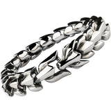 Bracelet Dragon<br> Croc d'Acier "Acier" - Dragon-chinois