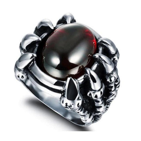 Bague Dragon<br> Homme "Acier" - Dragon-chinois