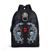Sac à Dos Dragon<br> Cuir Homme - Dragon-chinois