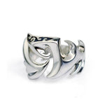 Bague Dragon<br> Tribal "Argent" - Dragon-chinois