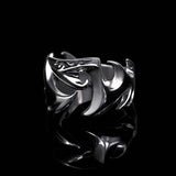 Bague Dragon<br> Tribal "Argent" - Dragon-chinois