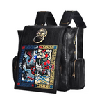Sac à Dos Dragon<br> Cuir Noir - Dragon-chinois