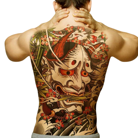 Tatouage Éphémère<br> Démon Japonais "Dos" - Dragon-chinois