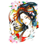Tatouage Éphémère<br> Geisha "Dos" - Dragon-chinois