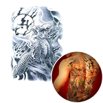Tatouage Éphémère<br> Lion Japonais "Dos" - Dragon-chinois