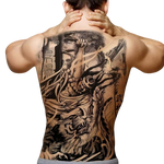 Tatouage Éphémère<br> Tigre Chinois "Dos" - Dragon-chinois